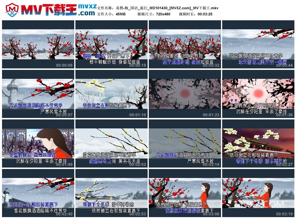 喜鹊-梅_国语_流行_MD101430